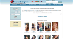 Desktop Screenshot of de.russian-dating.com