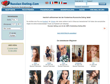 Tablet Screenshot of de.russian-dating.com